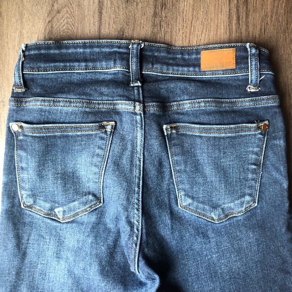 Judy Blue Jeans Skinny Fit Ankle Raw Hem 5/27 (26x22) Style#JB82110DK - Picture 7 of 9